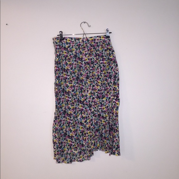 Nina Ricci Mini Pansy Print Skirt - Picture 8 of 9